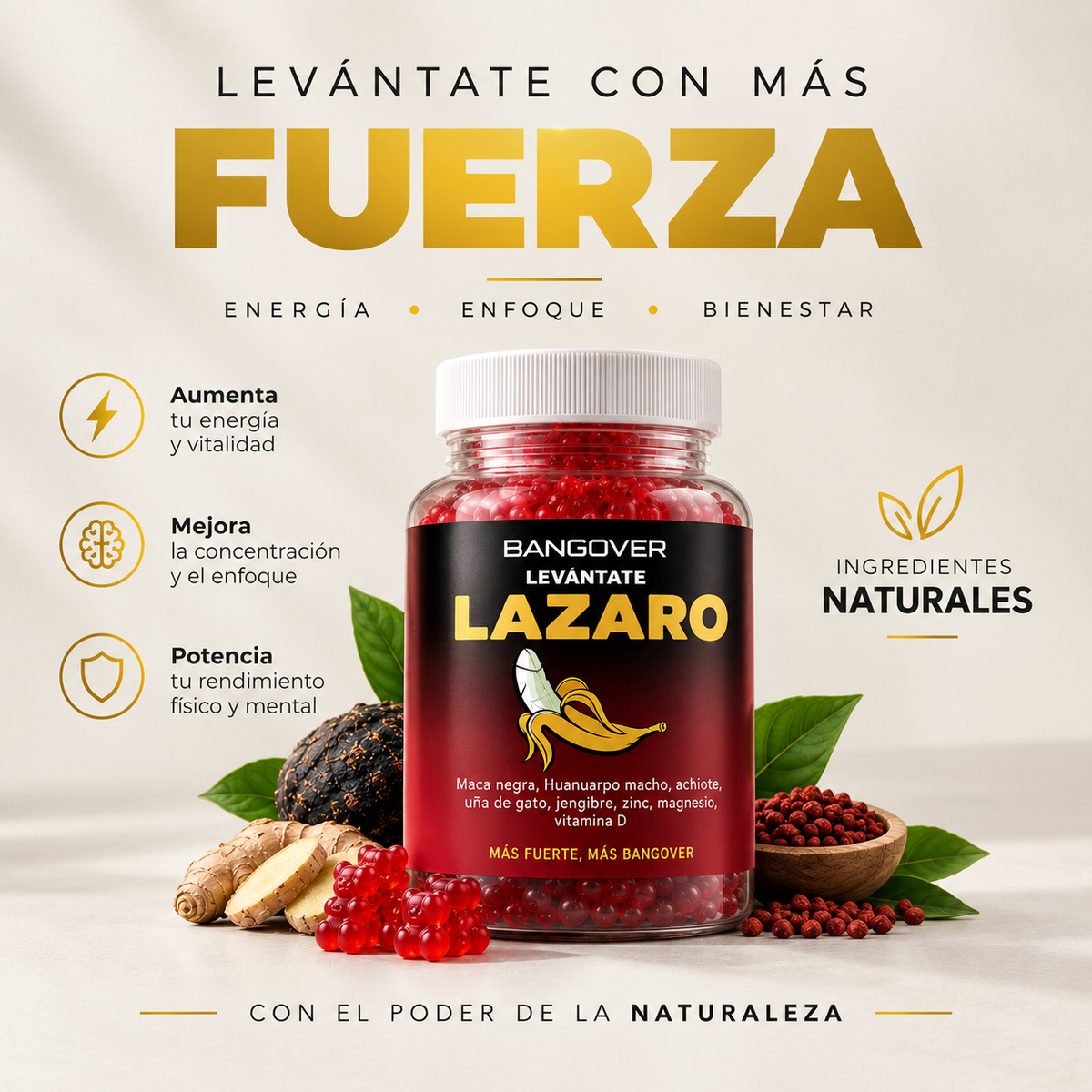 Gomitas Levántate Lázaro x60 unds